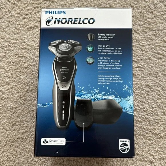 Brand New Philips Norelco Turbo Powered Shave Faster Shaver 5750 Grooming